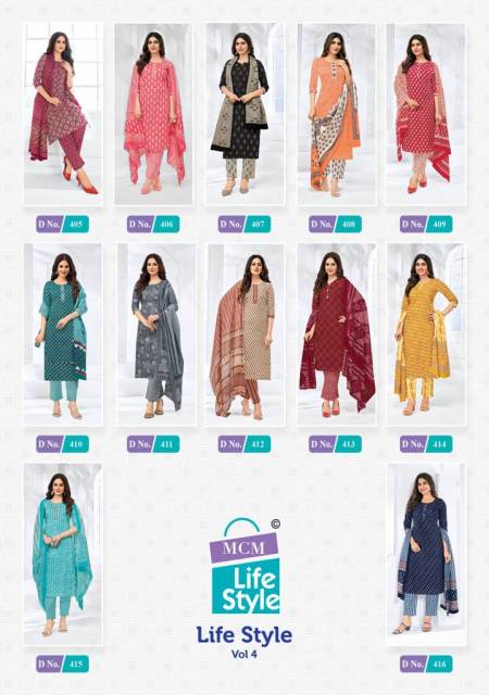 Life Style Vol 4 By Mcm Readymade Salwar Suits Catalog
